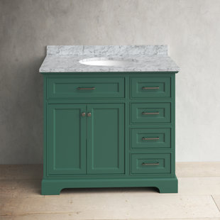 Farmhouse & Rustic Green Bathroom Vanities | Birch Lane